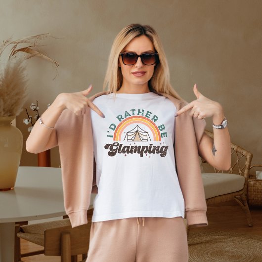 Ich möchte lieber Camping sein T-Shirt