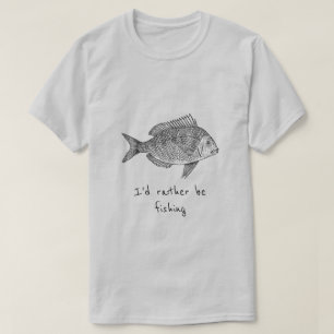 Ich möchte lieber ein Fanatiklogo für das Fischen  T-Shirt