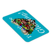 Ich möchte lieber einen Glasstrand aus dem Meer Magnet (Rechte Seite)