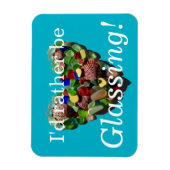 Ich möchte lieber einen Glasstrand aus dem Meer Magnet (Vertikal)