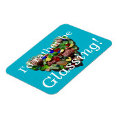 Ich möchte lieber einen Glasstrand aus dem Meer Magnet (Linke Seite)