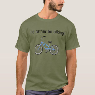 Ich möchte lieber Fahrrad fahren - großartige St T-Shirt