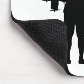 Ich möchte lieber fliegen mousepad (Ecke)