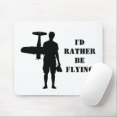 Ich möchte lieber fliegen mousepad (Mit Mouse)