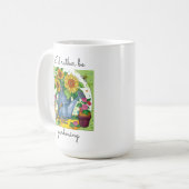 Ich möchte lieber Gartenarbeit machen! Niedlicher Kaffeetasse (Vorderseite Links)