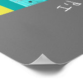 Ich möchte lieber Gitarrenmusik Zitat modern spiel Poster (Ecke)