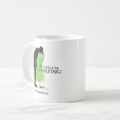"Ich möchte lieber GOLFEN!" Kaffeetasse (Vorderseite Links)