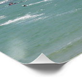 Ich möchte lieber Kitesurf Boarding sein Poster (Ecke)