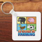 Ich möchte lieber Landwirtschaft betreiben! (virtu Schlüsselanhänger (Vorderseite)