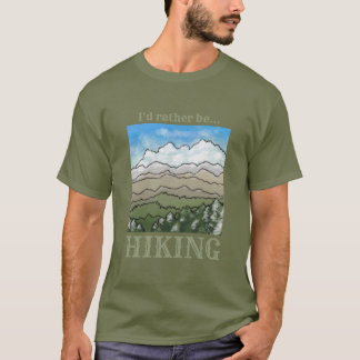 Ich möchte lieber WANDERN T - Shirt
