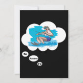 Ich möchte lieber Wasserski fahren Einladung (Vorderseite)