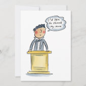 Ich möchte meiner Mutter danken Einladung (Vorderseite)