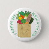 Ich möchte mit dir Feinschmecker kaufen. Button (Vorderseite)