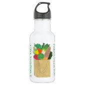 Ich möchte mit dir Feinschmecker kaufen. Edelstahlflasche (Vorderseite)