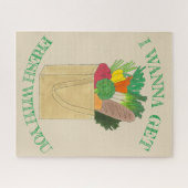 Ich möchte mit dir Feinschmecker kaufen. Puzzle (Horizontal)