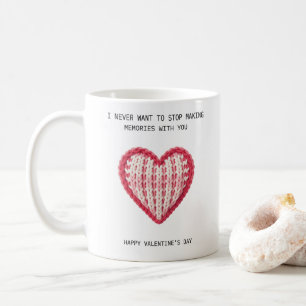 Ich möchte nie aufhören, Erinnerungen mit dir zu m Kaffeetasse