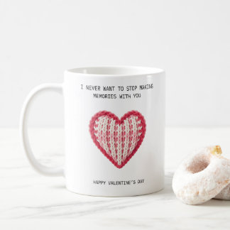 Ich möchte nie aufhören, Erinnerungen mit dir zu m Kaffeetasse