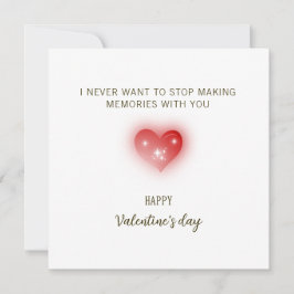 Ich möchte nie aufhören, mit dir Erinnerungen zu s