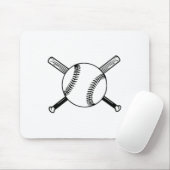 Ich möchte nur heiße Hunde essen und dem Umpire se Mousepad (Mit Mouse)