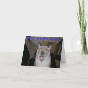 Ich möchte nur sagen ... Alles Gute zum Geburtstag Karte