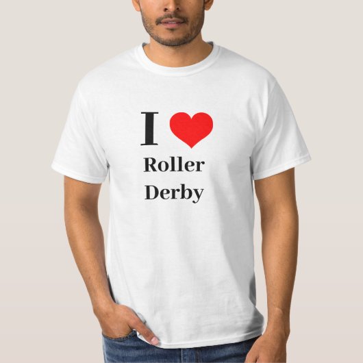 Ich möchte Roller Derby T-Shirt (Vorderseite)