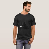 Ich möchte schwarze Katze T-Shirt (Vorne ganz)