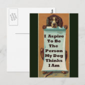 Ich möchte sein. Postkarte (Vorne/Hinten)