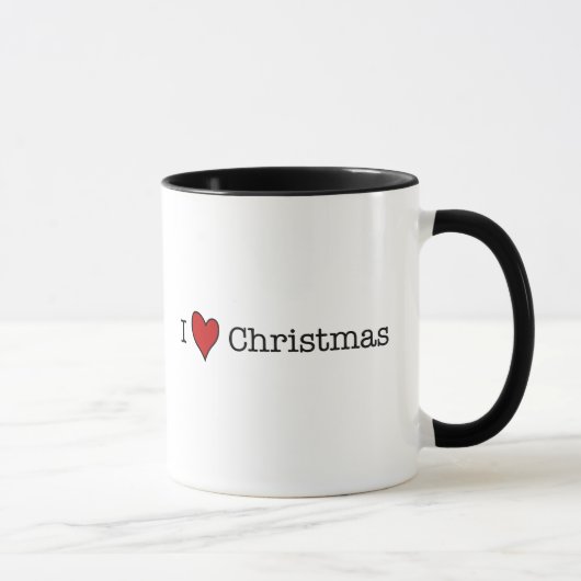 Ich möchte Weihnachten Tasse (Rechts)