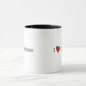 Ich möchte Weihnachten Tasse (Zentrum)