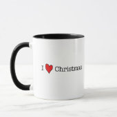 Ich möchte Weihnachten Tasse (Links)