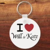 Ich möchte Will und Kate Schlüsselanhänger (Vorderseite)