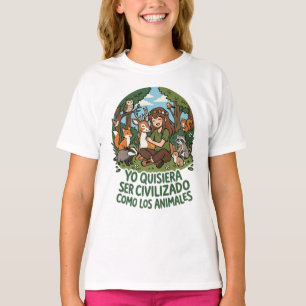 Ich möchte zivilisiert sein 2 T-Shirt