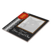 Ich Monogramm "In Erinnerung an dein Liebes" Tile Fliese (Seite)