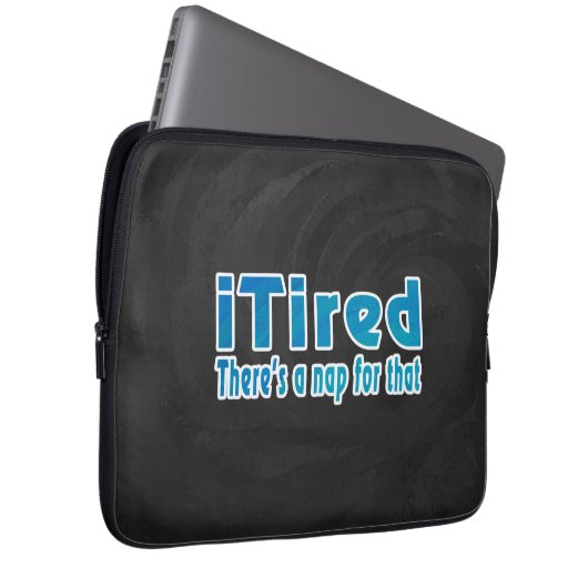 Ich müde Es gibt ein Nickerchen dafür Laptopschutzhülle (Vorne Rechts)