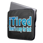 Ich müde Es gibt ein Nickerchen dafür Laptopschutzhülle (Vorderseite Links)