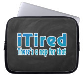 Ich müde Es gibt ein Nickerchen dafür Laptopschutzhülle (Vorderseite)