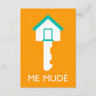 ich Mude Llave de casa Einladung