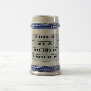 Ich muss 40 Tasse, 40. Geburtstagsgeschenkidee Bierglas