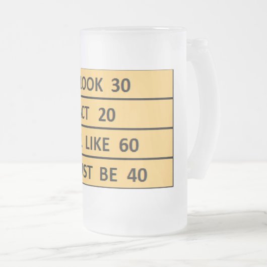 ICH MUSS 40 TASSE SEIN (VorderseiteRechts)