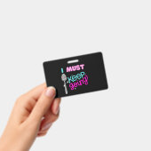 Ich muss Behalten werden Ausweis (Handheld)