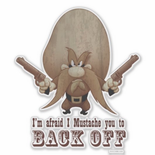 Ich muss dich abhalten aufkleber (Vorderseite)