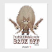 Ich muss dich abhalten aufkleber (Blatt)