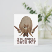 Ich muss dich abhalten postkarte (Stehend Vorderseite)