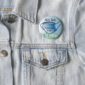 Ich muss diese Maske tragen Button (Beispiel)
