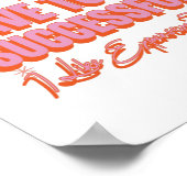 Ich muss erfolgreich sein, ich mag teure Dinge Poster (Ecke)