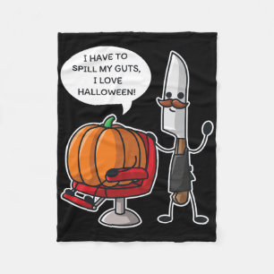 Ich muss mein Herz ausschütten, ich liebe Hallowee Fleecedecke