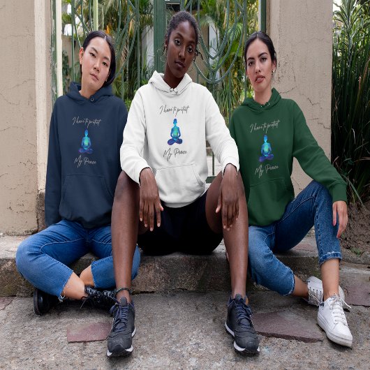 Ich muss meinen Frieden schützen Hoodie