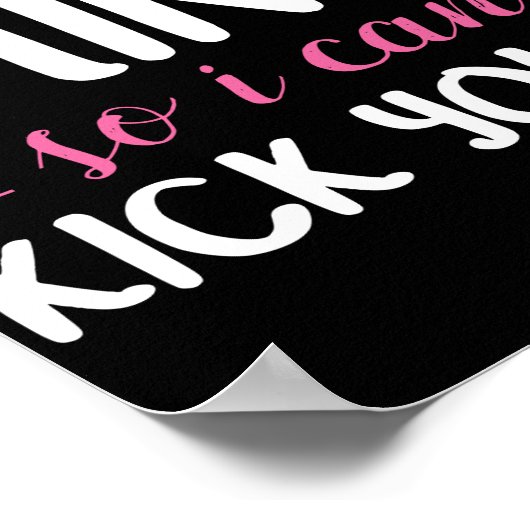 Ich muss mich ablegen, damit ich dir die Toten sch Poster (Ecke)