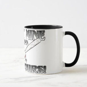 Ich muss mich....Kick Yours Softball Tasse