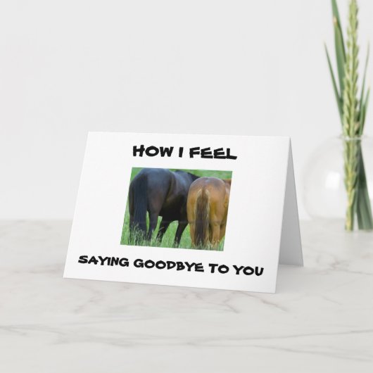 ICH MUSS MICH UMSCHALTEN **VERLASS NICHT** KARTE (Vorderseite)